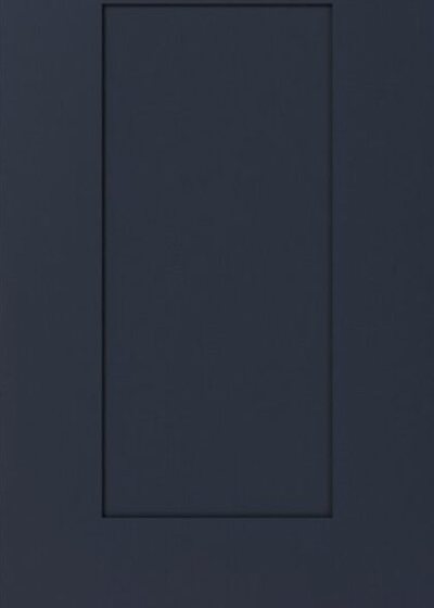 Navy Blue Shaker Charm cabinet door